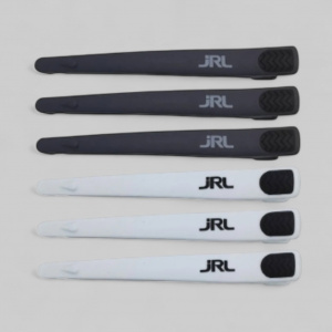 JRL HAIR CLIP- ЗАЖИМЫ ДЛЯ ВОЛОС ПАРИКМАХЕРСКИЕ, ЦВЕТ ЧЕРНЫЙ-Зажимы для волос "JRL" из сверхтермостойкого пластика, 6шт. Размер 120х10мм, цвет черный.