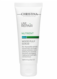 CHRISTINA Line Repair Nutrient Wood Pulp Scrub - скраб с частицами коры цитрусовых, 75 мл.