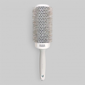 Olivia Garden Expert Blowout Speed Wavy Bristles White & Grey - термобрашинг для волос, 55 мм.