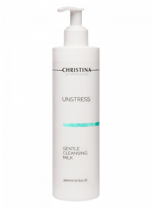 CHRISTINA Unstress Gentle Cleansing Milk - нежное очищающее молочко, 300 мл.