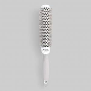 Olivia Garden Expert Blowout Speed Wavy Bristles White&Grey - термобрашинг для волос серый, 25 мм.
