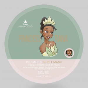 Тканевая маска для лица Disney - Tiana с экстрактом зеленого чая 25 мл. (арт. DPRP-FG8237-12)