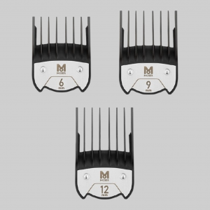 Набор из трех насадок премиум класса, 6мм, 9мм и 12мм к машинкам "1854", "1870", "1871", "1872", "1874", "1876", "1877", "188"4, "1885", "1886", "1887", "1888", "4212"