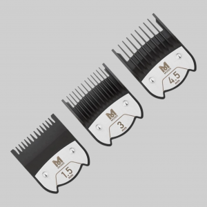 Набор из трех насадок премиум класса, 1мм, 3мм и 4,5мм к машинкам "1854", "1870", "1871", "1872", "1874", "1876", "1877", "188"4, "1885", "1886", "1887", "1888", "4212"