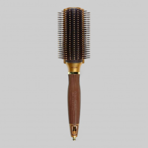 Olivia Garden Nanothermic C+ I Styler 9 - Row - массажная щётка коричневая, 20 см. 