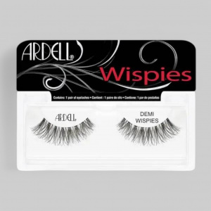 Ресницы подиумные "WISPIES", модель  DEMI, чёрные