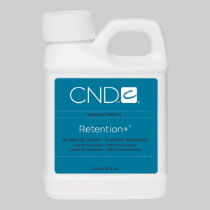 "RETENTION+" -  Беспраймерный ликвид для работы с  искуственными ногтями, с тенденцией к отслаиванию, 237мл.