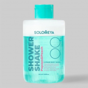 Solomeya Shower shake Papaya&Peach / Гель-шейк для душа Папая и Персик, 300 мл
