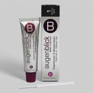 Краска для бровей и ресниц "BERRYWELL BLACK" - "черная", 15мл.