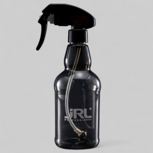 JRL ANTI-GRAVITY SPRAY BOTTLE 300ML-РАСПЫЛИТЕЛЬ ПАРИКМАХЕРСКИЙ-Распылитель "JRL ANTI-GRAVITY" - с шариком для использования в разных положениях и направлениях, материал сверхтермостойкий пластик,
200 мл, цвет черный.