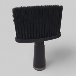 JRL NECK DUSTER  BLACK-ЩЕТКА -СМЕТКА ДЛЯ УДАЛЕНИЯ ВОЛОС, ЦВЕТ ЧЕРНЫЙ-Щетка сметка "JRL" из щетины с искусственным ворсом и ручкой из прочного безопасного пластика, цвет черный, размер 10х13см