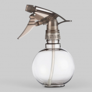 Распылитель круглый, прозрачный с цветной крышкой, 300мл.