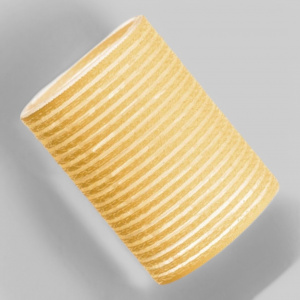 Бигуди на липучках, 3шт, длина 6,3см, диаметр 48мм, желтые