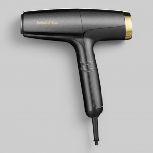 BaBylissPRO Falco Grey & Gold - фен для волос, 2000 Вт.