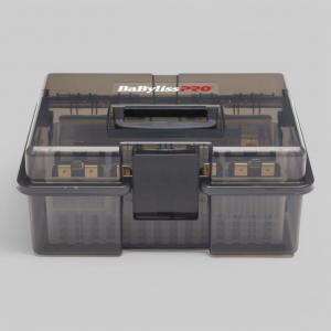 BaBylissPRO Barbersonic Disinfectant Box - профессиональный бокс для дезинфекции расчесок и ножниц, автоматический цикл очистки с LED освещением, в комплекте без раствора.