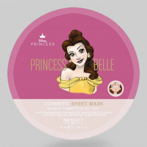 Тканевая маска для лица Disney - Belle с экстрактом граната 25 мл. (арт. DPRP-FG8234-12)