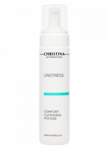 CHRISTINA Unstress Comfort Cleansing Mousse - очищающий мусс-комфорт, 200 мл.