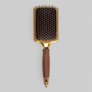 Olivia Garden Nanothermic C + I Styler Paddle Large - массажная щетка коричневая, 27 см.