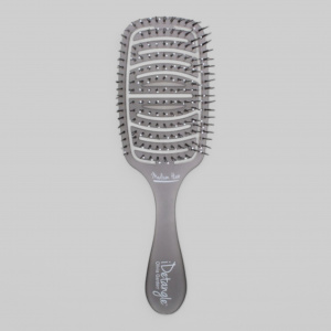 Olivia Garden Essential Care Flex Fine Medium Hair Bristles Ice Grey - массажная щетка серая, 20 см.