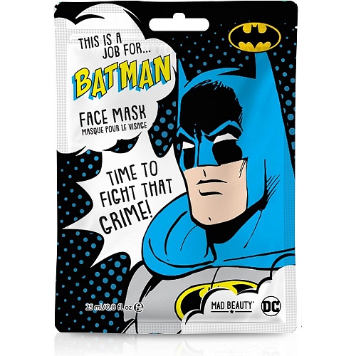 Тканевая маска для лица DC - Batman 25 мл. (арт. WBDC-FG2434-12)