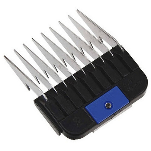 Насадка металлическая "WAHL №3" к машинкам "Moser Max50", "Moser Max45", "KM" и сетевые сетевые машинки "Wahl" -10мм, с цветовым индикатором.