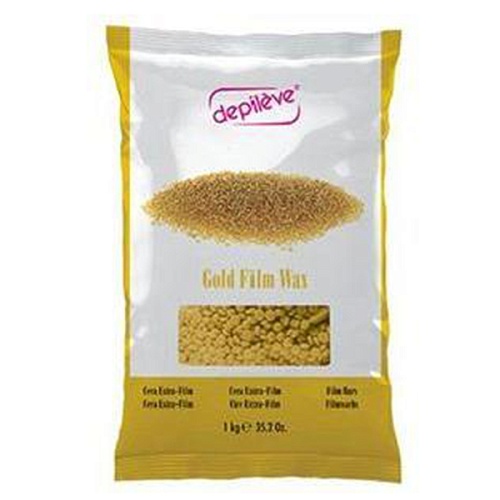 Био-Воск бесполосочный гранулированный "ЗОЛОТОЙ" экстра-вязкий,  1000гр.