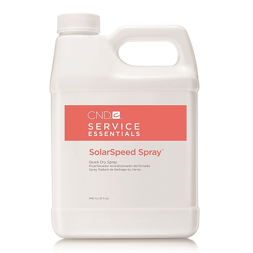 "SOLAR SPEED SPRAY" - СПРЕЙ ПРОСУШКА ДЛЯ ЛАКА  с увлажняющим и смягчающим воздействием на кутикулу и ногти, 946 мл.