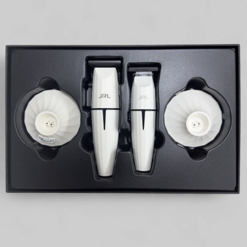 GHOST KIT 1 (2020C-B, 2020T-B), WHITE-НАБОР ДЛЯ СТРИЖКИ ВОЛОС (В СОСТАВЕ МАШИНКА ДЛЯ СТРИЖКИ ВОЛОС И ТРИММЕР), ЦВЕТ- БЕЛЫЙ/Набор "JRL GHOST KIT 1", в наборе рабочая машинка "JRL ONYX CORDLESS WHITE" (2020C-B) и  2020T-B