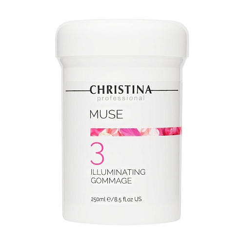 ГОММАЖ  ДЛЯ ЛИЦА MUSE 3 STEP ILLUMINATING GOMMAGE С ЭКСТРАКТОМ РОЗЫ 250 МЛ 