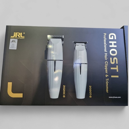 GHOST KIT 1 (2020C-B, 2020T-B), WHITE-НАБОР ДЛЯ СТРИЖКИ ВОЛОС (В СОСТАВЕ МАШИНКА ДЛЯ СТРИЖКИ ВОЛОС И ТРИММЕР), ЦВЕТ- БЕЛЫЙ/Набор "JRL GHOST KIT 1", в наборе рабочая машинка "JRL ONYX CORDLESS WHITE" (2020C-B) и  2020T-B