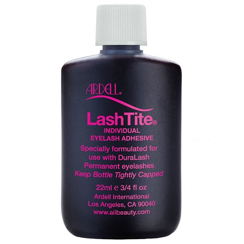 Клей для пучковых ресниц "LASH TITE ADHESIVE DARK" чёрный, 22мл