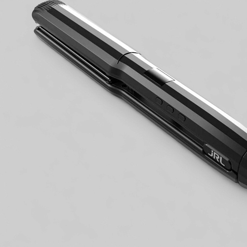 STRAIGHT AND CURL IRON 2.8 * 10.9 CM-ВЫПРЯМИТЕЛЬ ДЛЯ ВОЛОС "JRL MIDNIGHT SHINE"/ ПАРИКМАХЕРСКИЙ УТЮЖОК, ЦВЕТ ЧЕРНЫЙ/Утюжок  - графеновое керамическое покрытие, размер пластин ~28 х 104мм, нагрев до 240°C за 30 сек, интеллектуальный контроль температу
