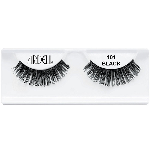 Ресницы подиумные "NATURAL LASHES", модель №101, чёрные.