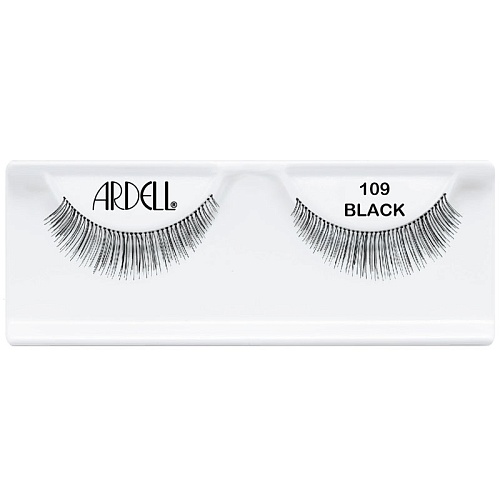 Ресницы подиумные "NATURAL LASHES", модель №109, чёрные.