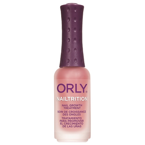 ORLY "Nailtrition"- лечебная основа под лак для укрепления слабых ногтей  ускорения их роста, на основе протеина, кератина, и экстракта бамбука, 9мл.