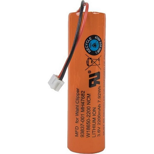 Аккумулятор для машинки Wahl - 08148-7020, литий-ионный, напряжение 3,6 В, емкость 2200 мА·ч, совместим с моделями Cordless Super Taper, Magic Clip Cordless (арт. 08148-7020)