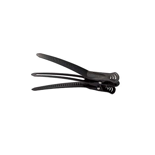 ДВОЙНОЙ ЗАЖИМ ДЛЯ ВОЛОС DOUBLE CLIP PETITE BLACK - 4 ШТ. В УПАКОВКЕ, ЧЕРНЫЙ