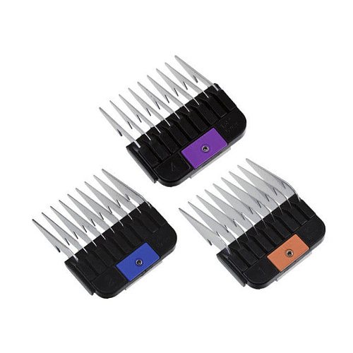 Набор из трёх металлических насадок к машинкам "1245" и "1250" -6, 10 и 13мм.