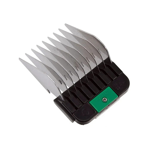 Насадка металлическая "WAHL №7" к машинкам "Moser Max50", "Moser Max45", "KM" и сетевые сетевые машинки "Wahl" -22мм, с цветовым индикатором.