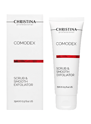 CHRISTINA Comodex Scrub & Smooth Exfoliator - выравнивающий скраб-эксфолиатор, 75 мл.