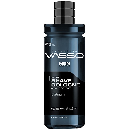 Vasso After Shave Cologne Platinium - лосьон после бритья, 370 мл.