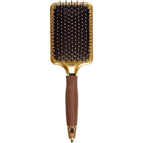 Olivia Garden Nanothermic C + I Styler Paddle Large - массажная щетка коричневая, 27 см.